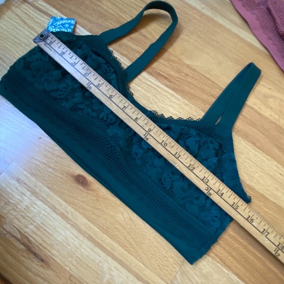 Free People NEW Annabelle Bralette Green - Picture 7 of 8